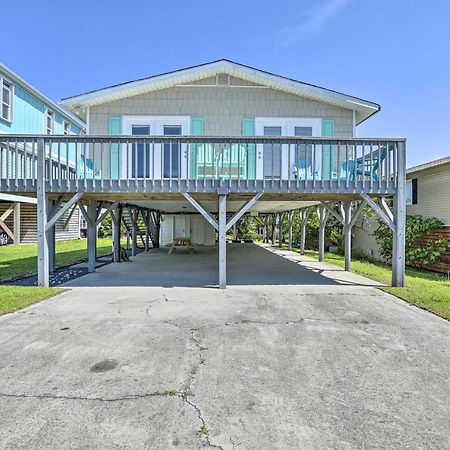 Oak Island Beach Abode With Deck Walk To Shore! Dış mekan fotoğraf